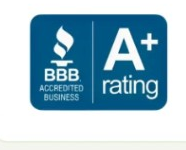 BBB Accredited Business — A+ Rating