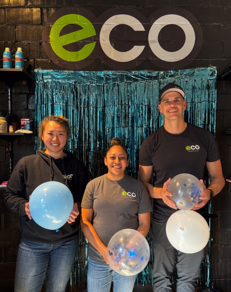 Two members of the Eco Electric, Plumbing, Heating & Air team