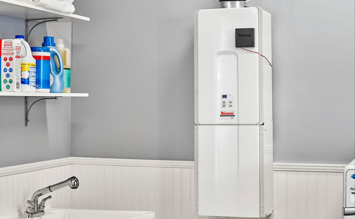 Image of a Rinnai Tankless Water Heater