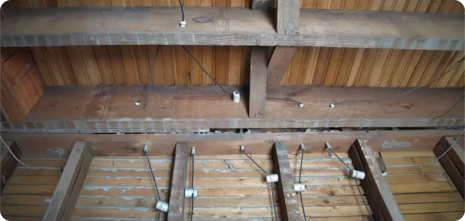 Knob and Tube Wiring Removal: 